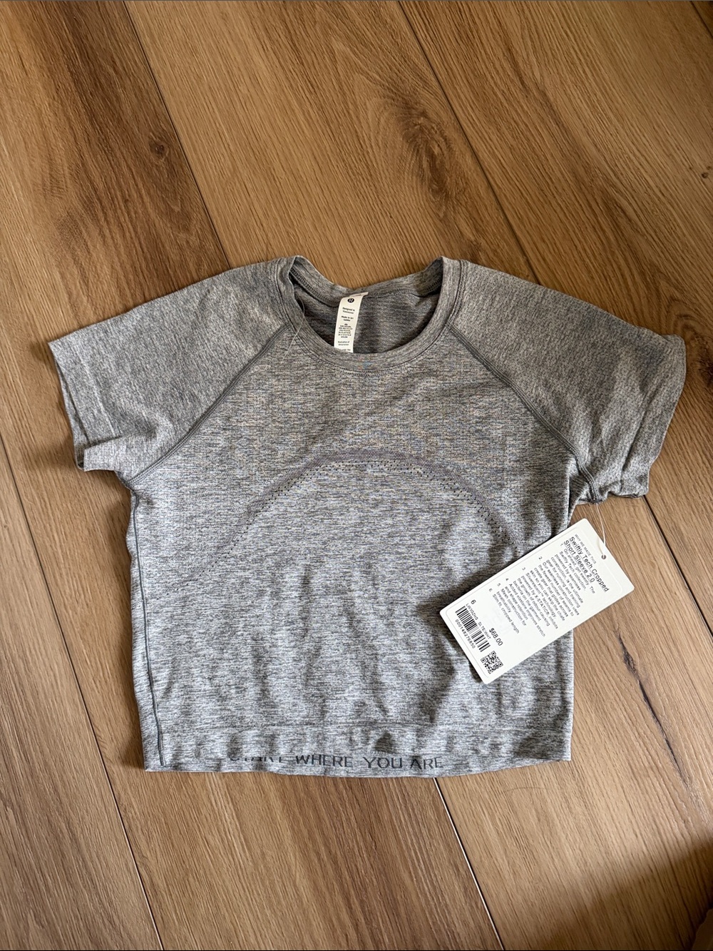 lululemon swiftly tech cropped short sleeve